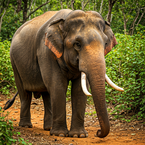 Wild elephant in Yala National Park